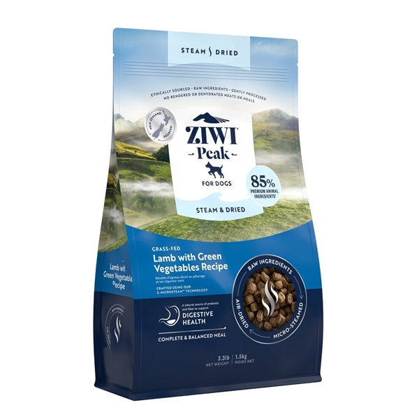 Ziwipeak Dampfrosset Lam til Hunde – Kvalitetsfoder!