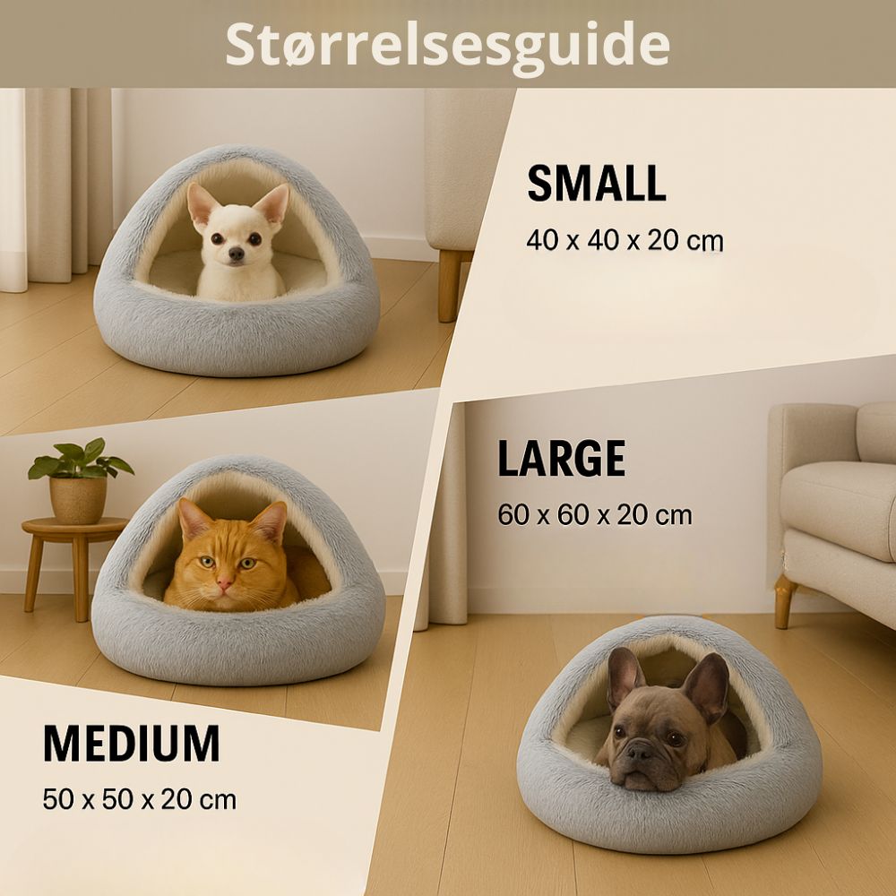 Pawpals Comfy Cave – Hyggelig Kæledyrsseng Tilbud!
