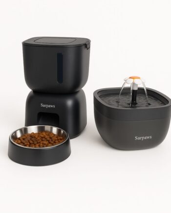 Sarpaws Automatisk Foder- og Vandfontæne til Katte