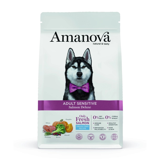 Amanova Laks Sensitive Kornfrit Hundefoder 10 Kg