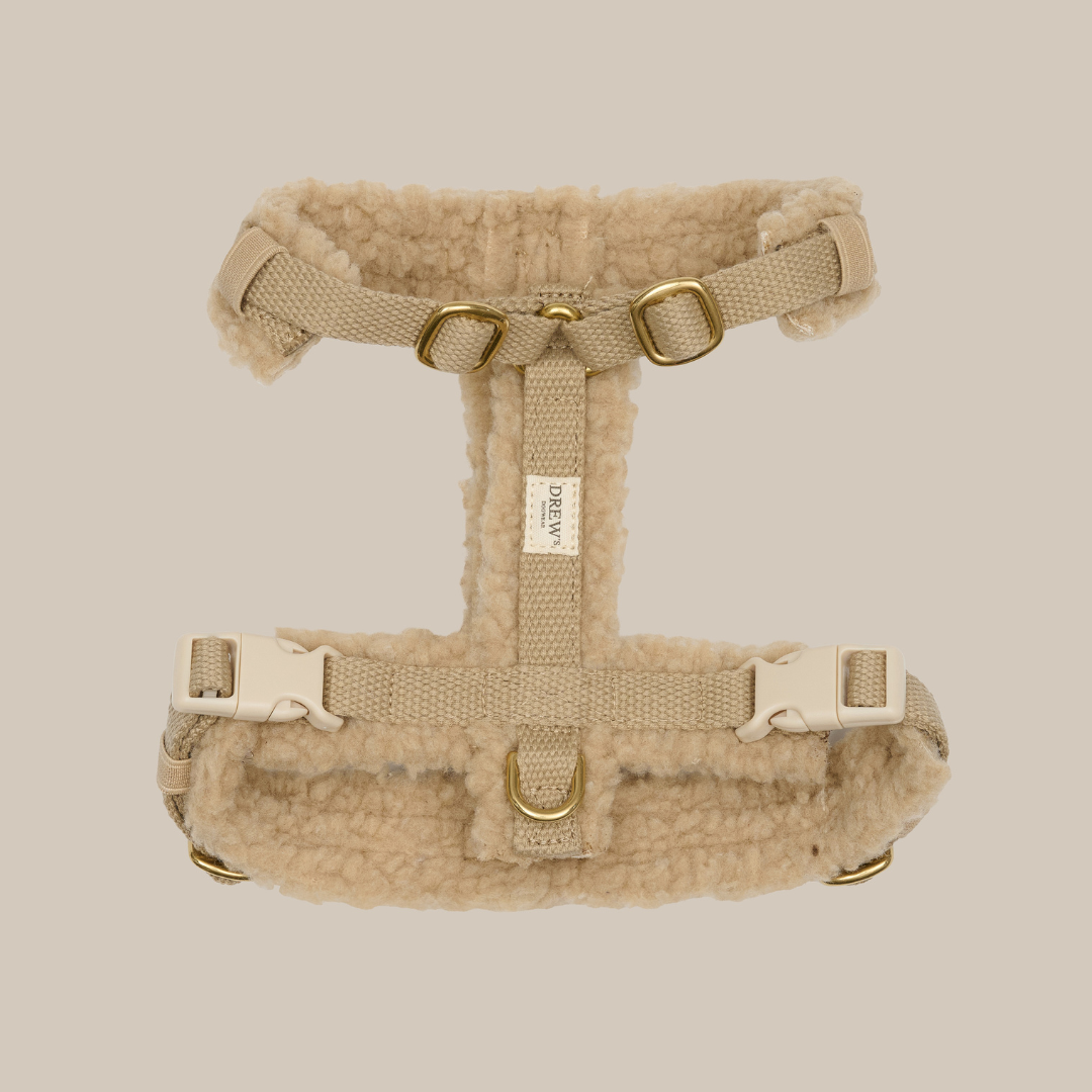 Beige Blød   Justerbar Hundesele  Teddy  Xs