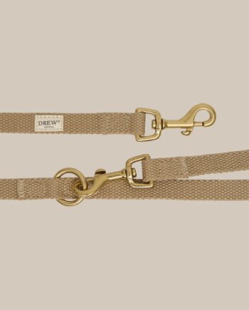 Beige   Justerbar Hundesnor Af Bomuld   Meter