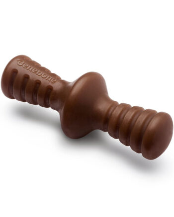 Holdbart tyggelegetøj til hunde med peanut-smag!