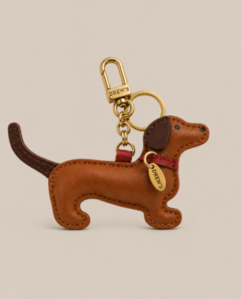 Bordeaux   Charm Til Taske  Gravhund