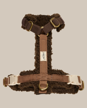 Brun   Blød   Justerbar Hundesele  Teddy  Xs