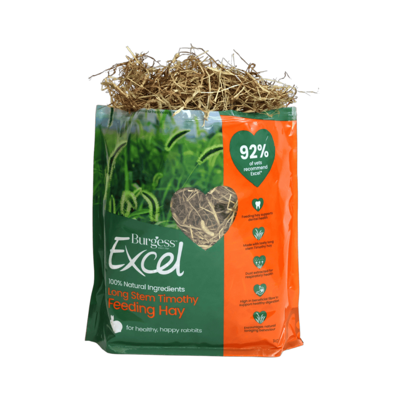 Burgess Long Stem Timothy Feeding Hay  1kg