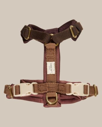 Chocolate   Blød   Justerbar Hundesele  Pro  Xs