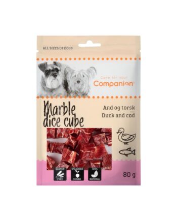 Companion Marmor Terninger – Hundesnacks Tilbud!