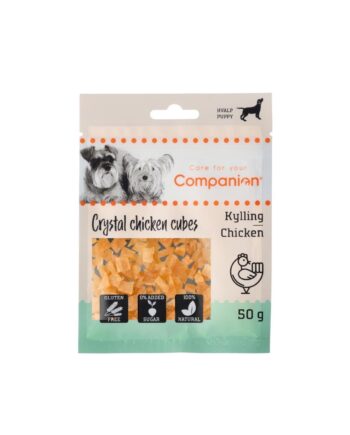 Companion Mini Chicken Cubes For Puppy    Stk