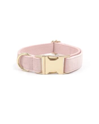 Elegant hundehalsbånd Ella i rosa - Stil og komfort!