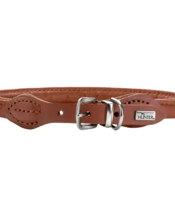 Hunter Round   Soft Canadian Up Halsbånd  Cognac