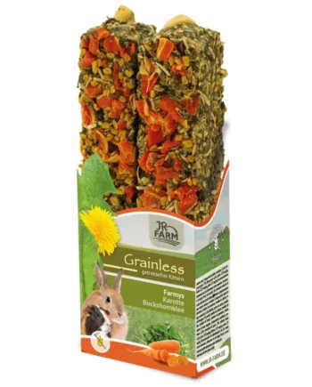 Jr Farm Grainless Farmys Gulerod Bukkehorn  140g