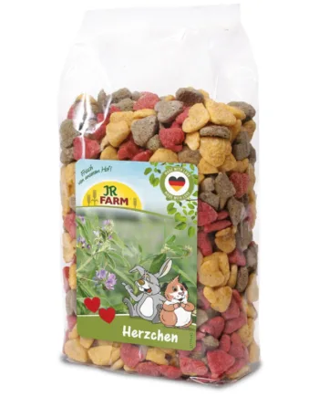 Jr Hjerter 200g  Sprød Snack Til Kaniner Og Gnavere