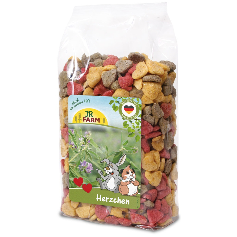 Jr Hjerter 200g Sprød Snack Til Kaniner Og Gnavere