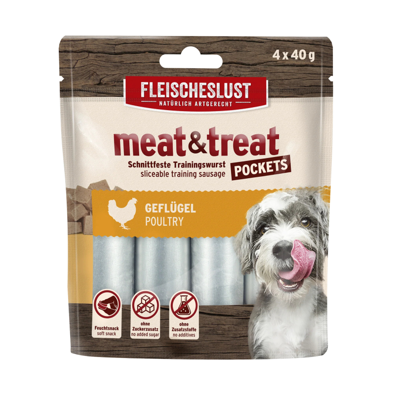Meat   Treat Pocket    Fjerkræ