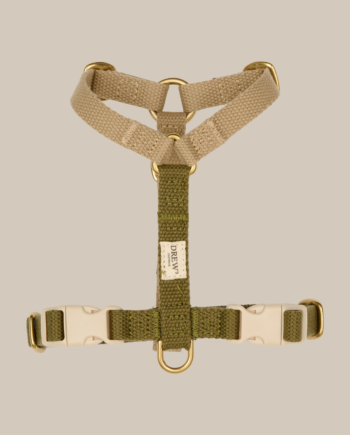 Olive   Blød   Justerbar Hundesele Xs