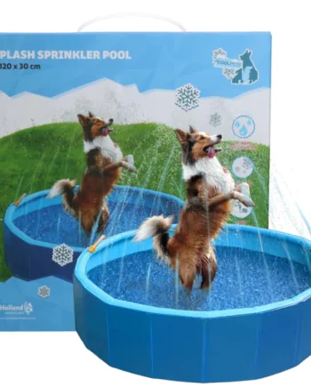 Pool Til Hunde Med Sprinklere  Coolpets Splash 120 Cm