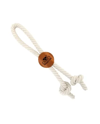 Swaggin Tails Knotted Rope Medalion Hundelegetøj  40 Cm