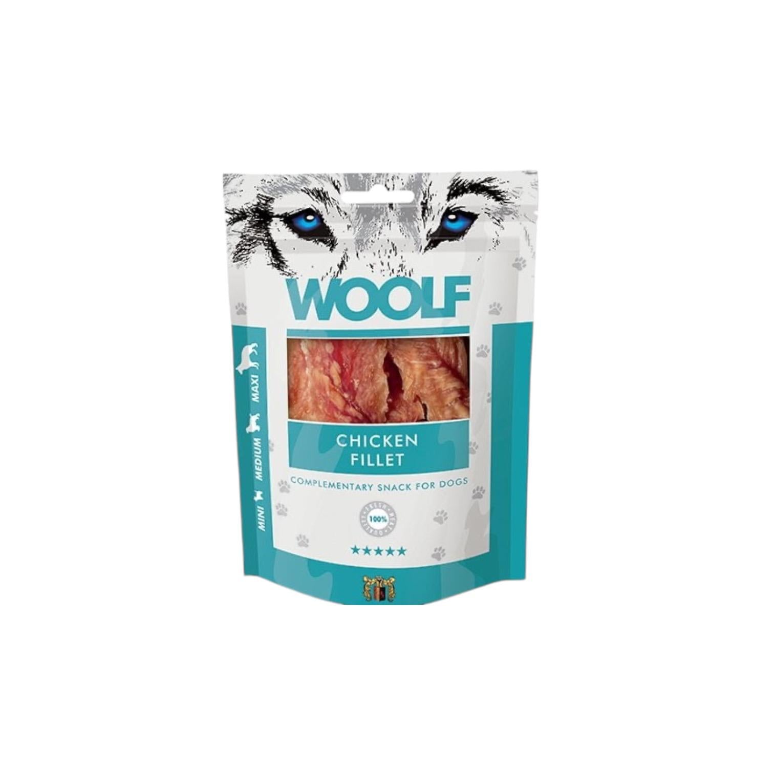 Woolf Kyllinge Filet – Naturlige Træningsgodbidder til Hunde